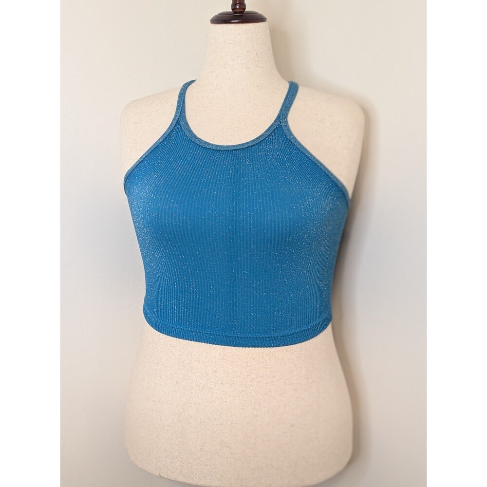 Free People Movement Happiness‎ Runs Lurex Crop Tank XS/S